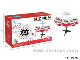 Electroplated Jazz Drums in display box