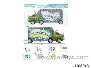 Scooter Dinosaur Storage Vehicle Set in opp bag