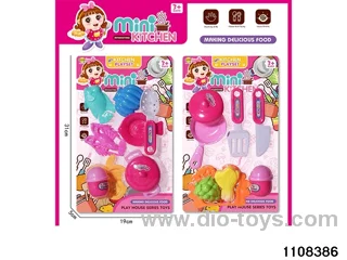 Tableware toys in Blister card