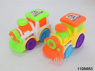 Cartoon locomotive with ringtone in opp bag