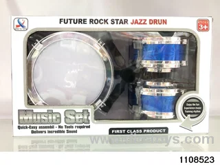 Electroplated Jazz Drums in window box