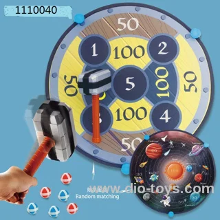 Hammer with dart set in color box