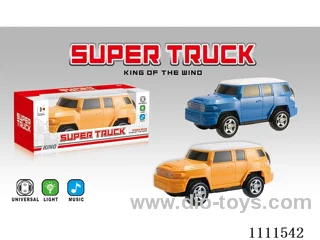 Electric universal simulation FJ off-road vehicle with lights and music