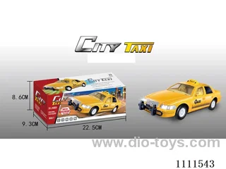 Electric universal simulation Ford taxi with lights and music
