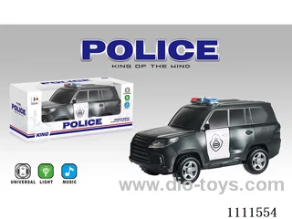 Electric universal simulation Lexus off-road police car with lights and music