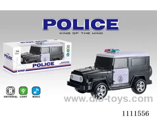 Electric universal simulation retro Toyota off-road police car with lights and music