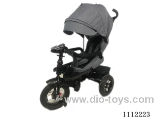 Children's trolley dark green, red, grey, black,