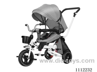 Children's trolley 10 "front 8" back - titanium empty wheel