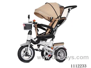 Children's Trolley -12 "large inflatable silver wheel