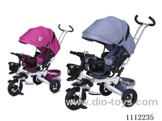 Children's trolley 10 "front 8" back - Titanium empty wheel (with clutch)