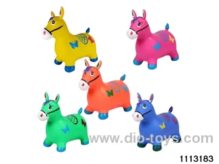 inflatable horse with music