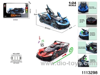 1:24 Alloy car with light and sound