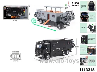 1:24 Alloy car with light and sound