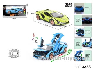 1:32 Alloy car with light and sound