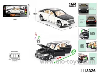 1:32 Alloy car with light and sound