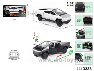 1:32 Alloy car with light and sound