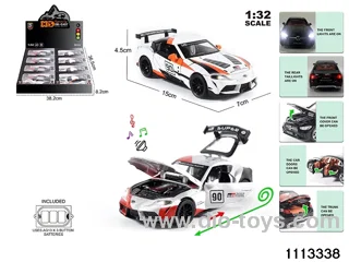1:32 Alloy car with light and sound