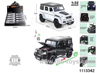 1:32 Alloy car with light and sound