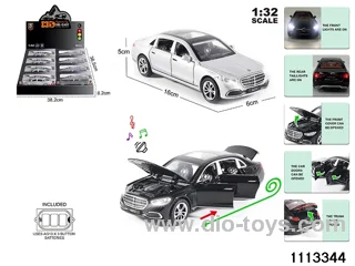 1:32 Alloy car with light and sound
