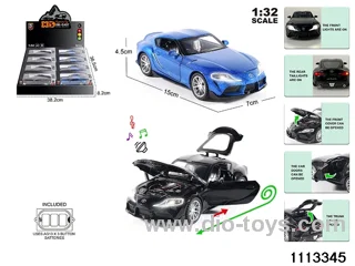 1:32 Alloy car with light and sound