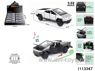 1:32 Alloy car with light and sound