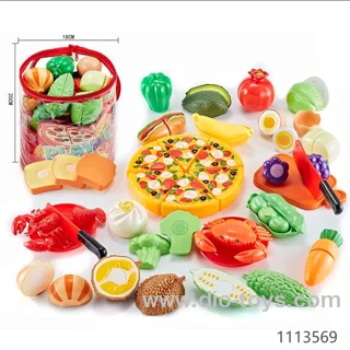 Cutting Pretend Play Food Sets in Hand Bag