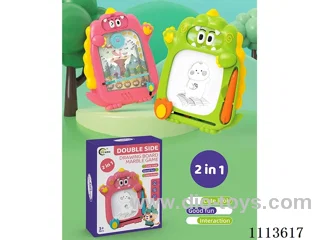 Fun Dinosaur drawing board + Marbles 2 in 1