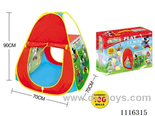 Disney tent with 100 5.5CM ocean balls