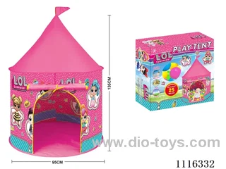 Surprise Doll yurt tent with 25 5.5CM ocean balls