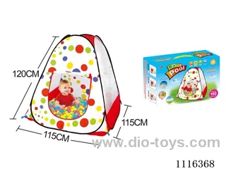 Handbag 120CM children's tent +100 6CM ocean balls