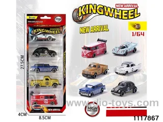 1:64 Alloy Car Set（5pcs）