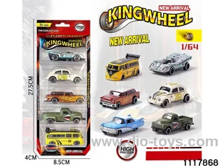 1:64 Alloy Car Set（5pcs）