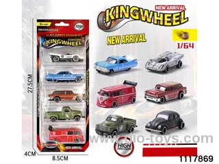 1:64 Alloy Car Set（5pcs）