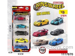 1:64 Alloy Car Set（5pcs）