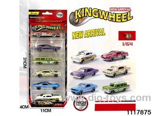 1:64 Alloy Car Set（6pcs）