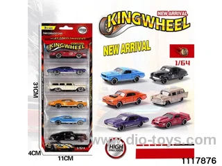 1:64 Alloy Car Set（6pcs）