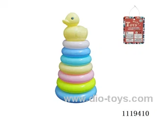 7 layers rainbow ring (Little Yellow Duck) Macaron color