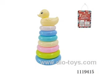 7 layer rainbow loop (large yellow duck) Macaron color