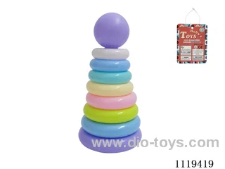 8 layers rainbow ring (ball) macaron color