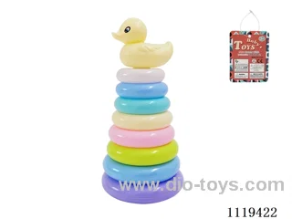 8 layer rainbow loop (large yellow duck) Macaron color
