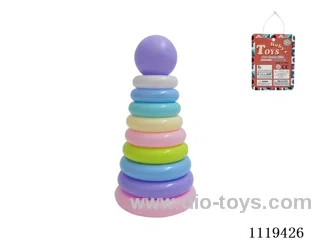9 layer rainbow ring (ball) macaron color