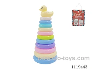 11 layer rainbow loop (large Yellow duck) Macaron color