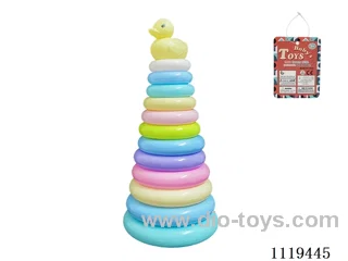 12 layers rainbow ring (Little Yellow Duck) Macaron color