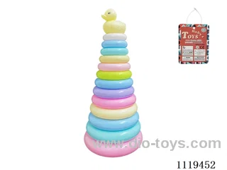 13 layers rainbow ring (Little Yellow Duck) Macaron color
