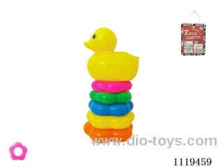 5 layers Plum Blossom Rainbow Ring (Small Yellow Duck)