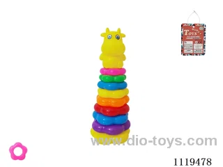 9 layer plum Blossom Rainbow Ring (calf)