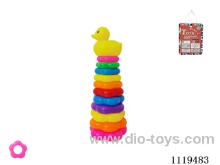 11 layers Plum Blossom Rainbow Ring (Small Yellow Duck)