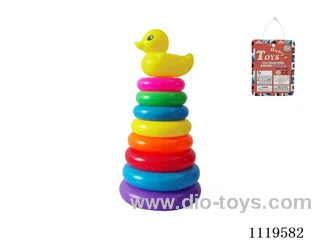 8 layers Rainbow Ring (Large Yellow Duck)