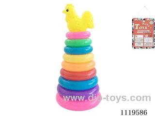 9 Layer Rainbow Ring (Rooster)