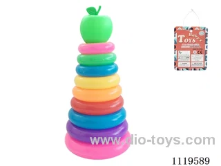 9 Layer Rainbow Ring (Apple)